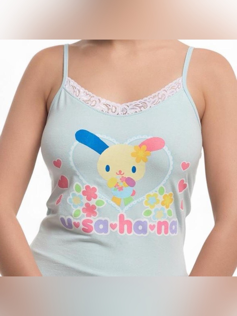 U*SA*HA*NA Heart Flower Lace Girls Cami
Size XL BNWT